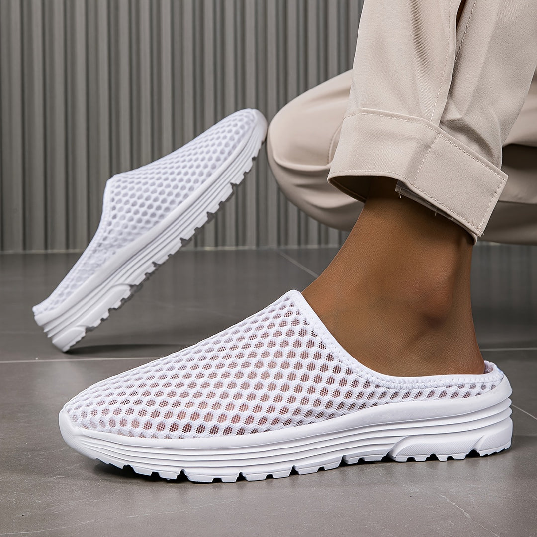 Instappers heren | Lichtgewicht pantoffels met ademend mesh