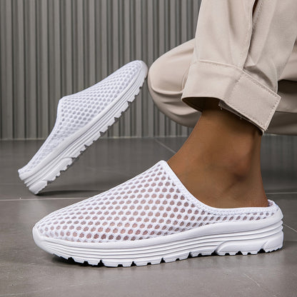 Instappers heren | Lichtgewicht pantoffels met ademend mesh