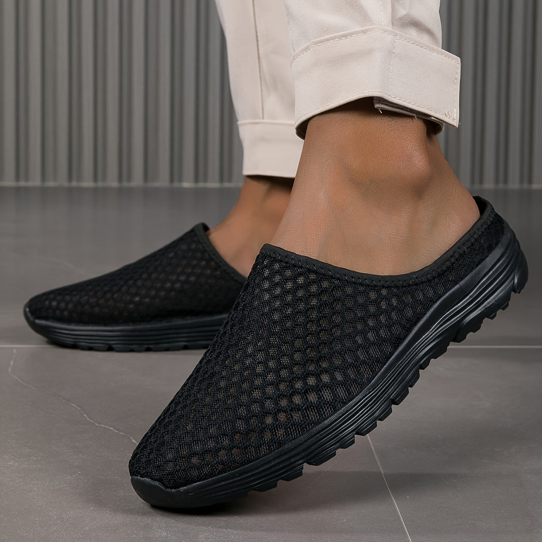 Instappers heren | Lichtgewicht pantoffels met ademend mesh