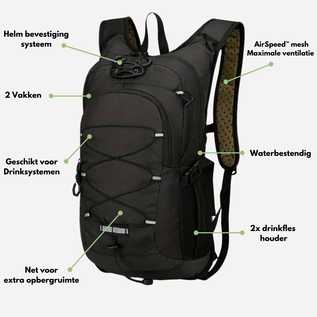 OutdoorHaven - Premium Fietsrugzak Waterdicht - OutdoorHavenNL
