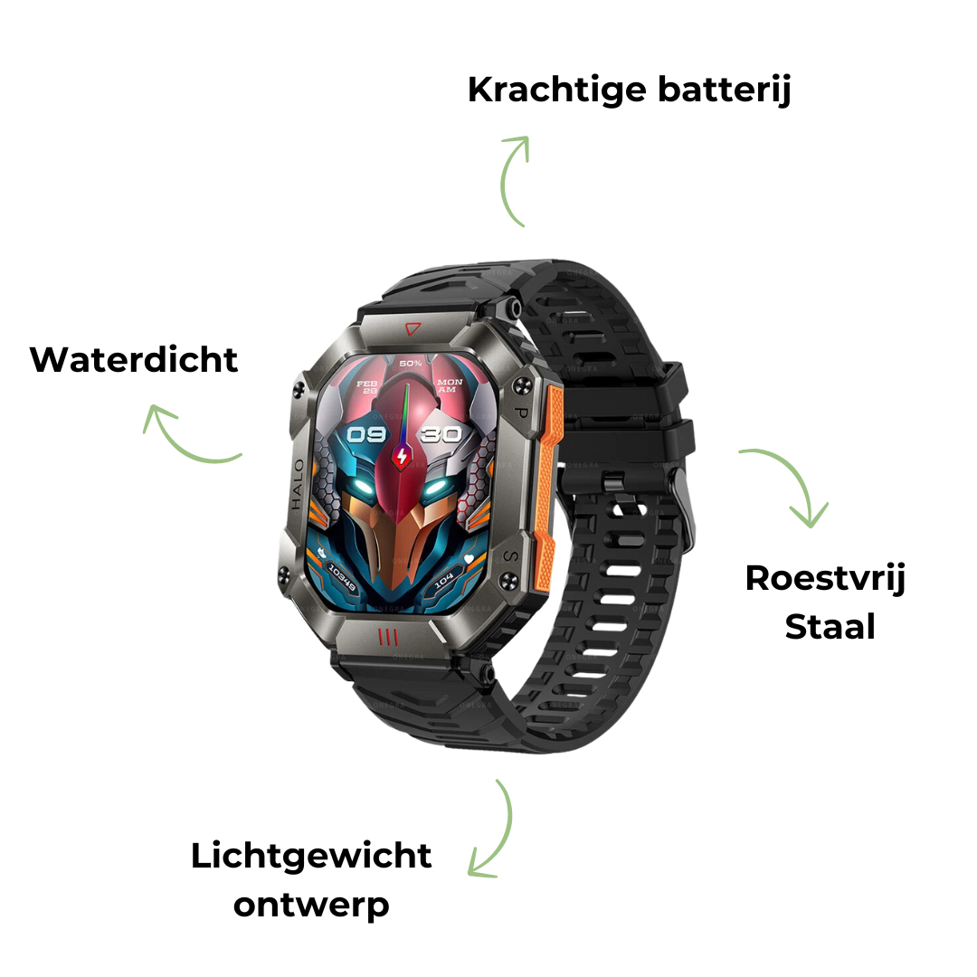 Sterke Smartwatch - GPS - OutdoorHavenNL