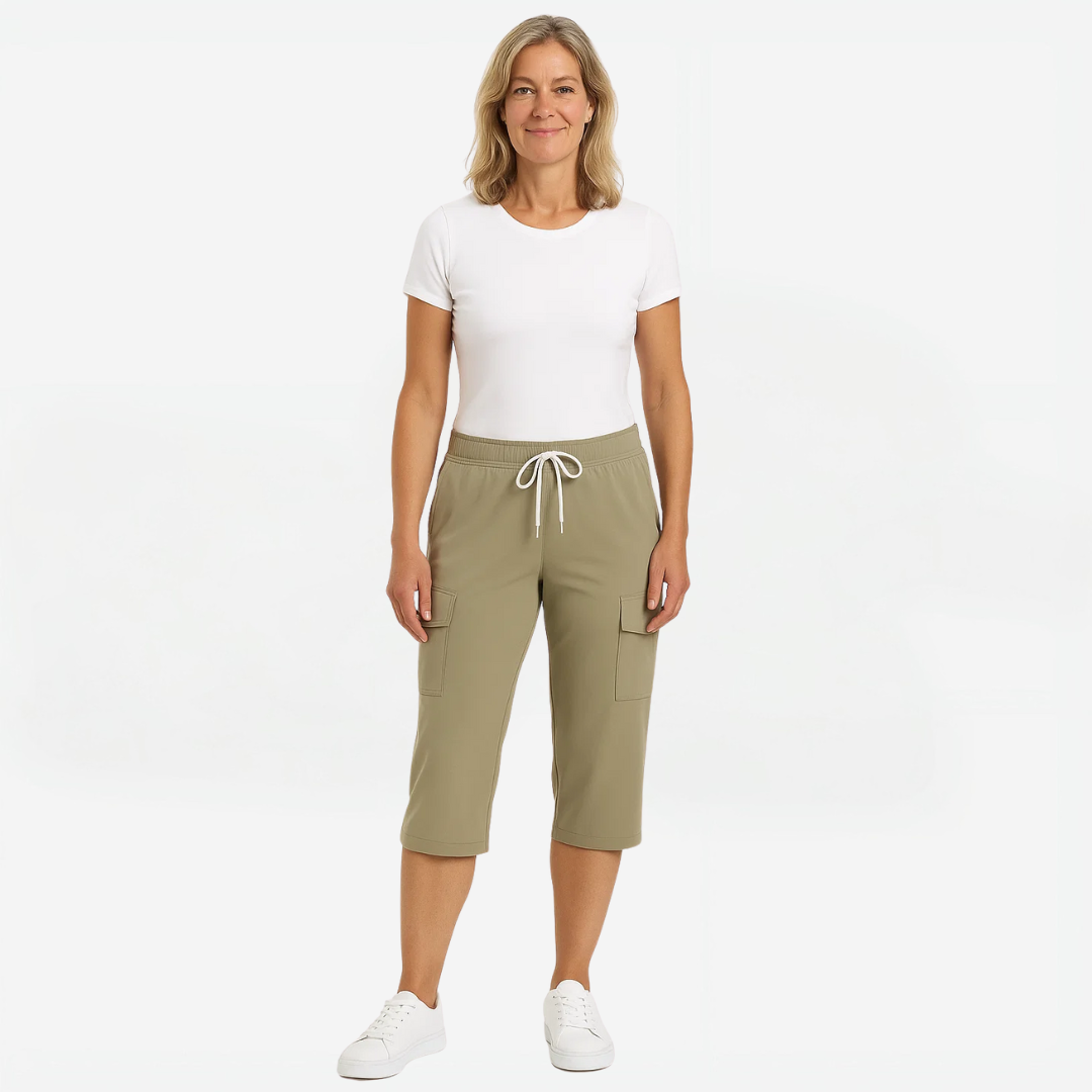 Dames Outdoor Cargo Broek – Wandelbroek - Driekwart Broek