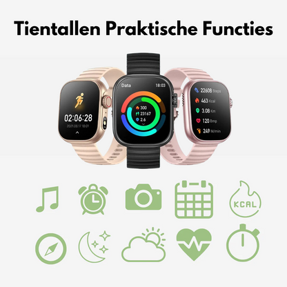 Sport Smartwatch - 100+ Functies - OutdoorHavenNL