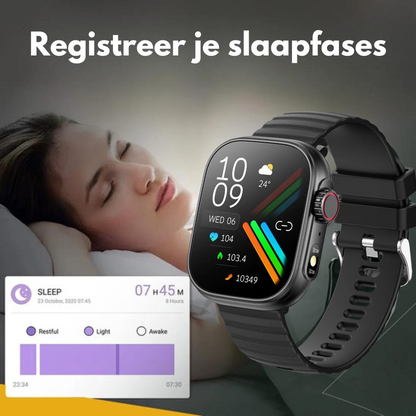 Sport Smartwatch - 100+ Functies - OutdoorHavenNL