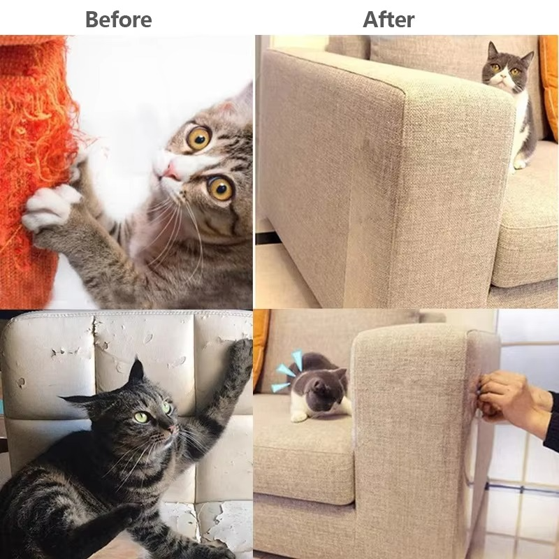 ProtectaCat scratch guard roll with acrylic adhesive film for furniture protection