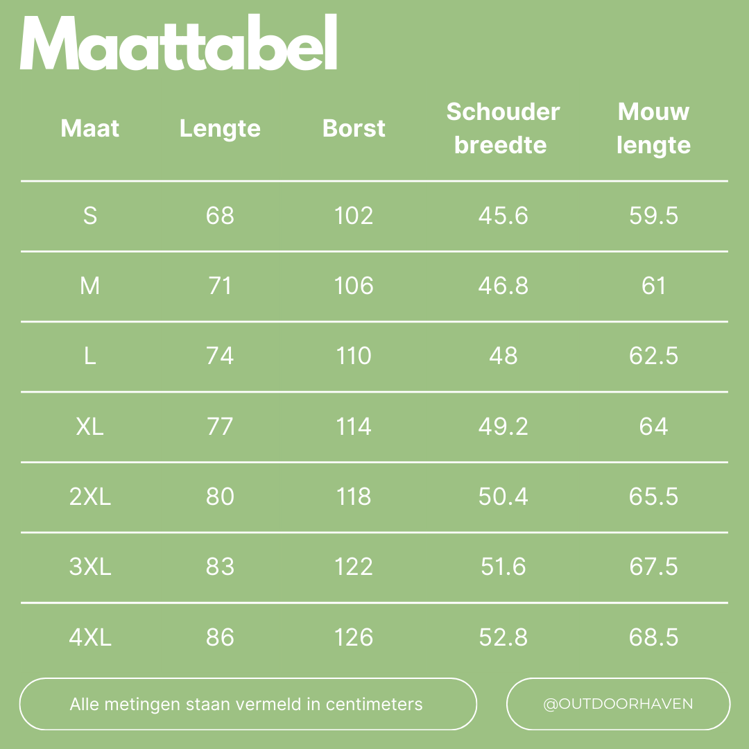 OutdoorHaven Heren Shirt - Ritsbare Mouwen