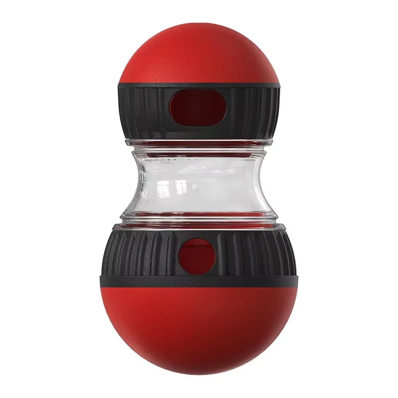 Dog puzzle toy with adjustable difficulty levels for Kong Wobbler