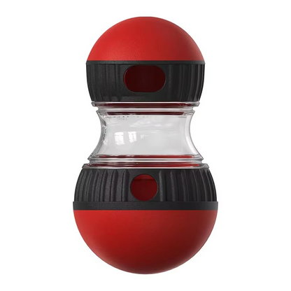 Dog puzzle toy with adjustable difficulty levels for Kong Wobbler