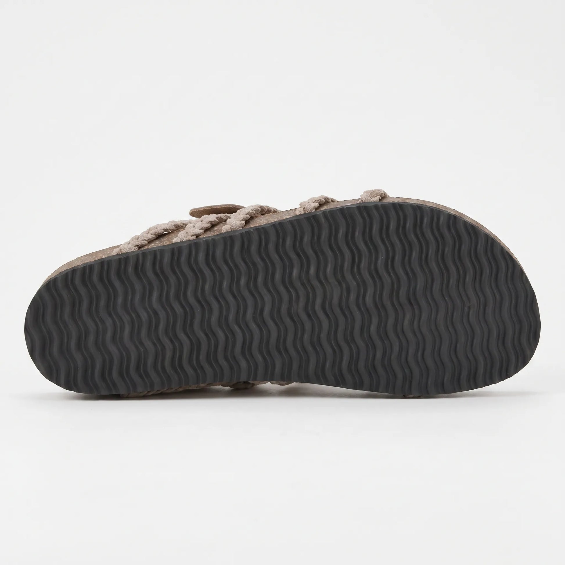 Slippers dames | Gevlochten teenslippers met verstelbare gesp