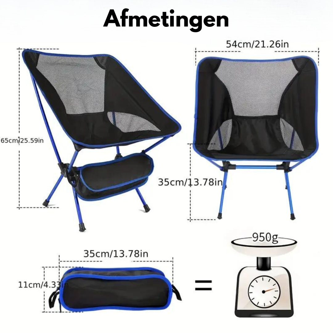 OutdoorHaven - Opvouwbare & Draagbare Campingstoel - OutdoorHavenNL