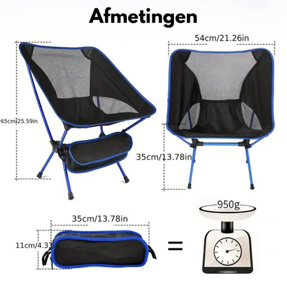 OutdoorHaven - Opvouwbare & Draagbare Campingstoel - OutdoorHavenNL