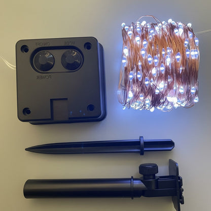 Solar LED Garden Lights with Copper Wire Fairy String Design