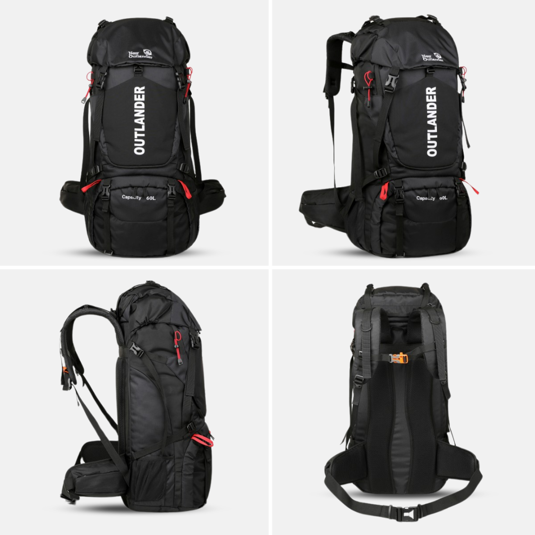 OutdoorHaven Backpack 60L - Rugzak - Waterdicht