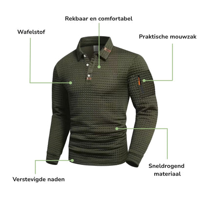 Tactische Polo – Lange Mouwen – Sneldrogend