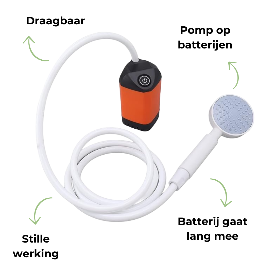 Camping Douche - Pomp - Draagbaar - OutdoorHavenNL