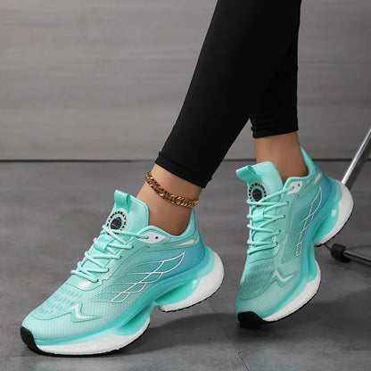 Dames hardloopschoenen | Lichtgewicht sneakers met schokdemping