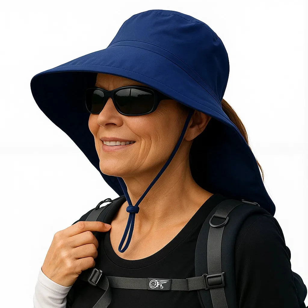 Dames Zonnehoed - UV-bescherming – Nekbescherming