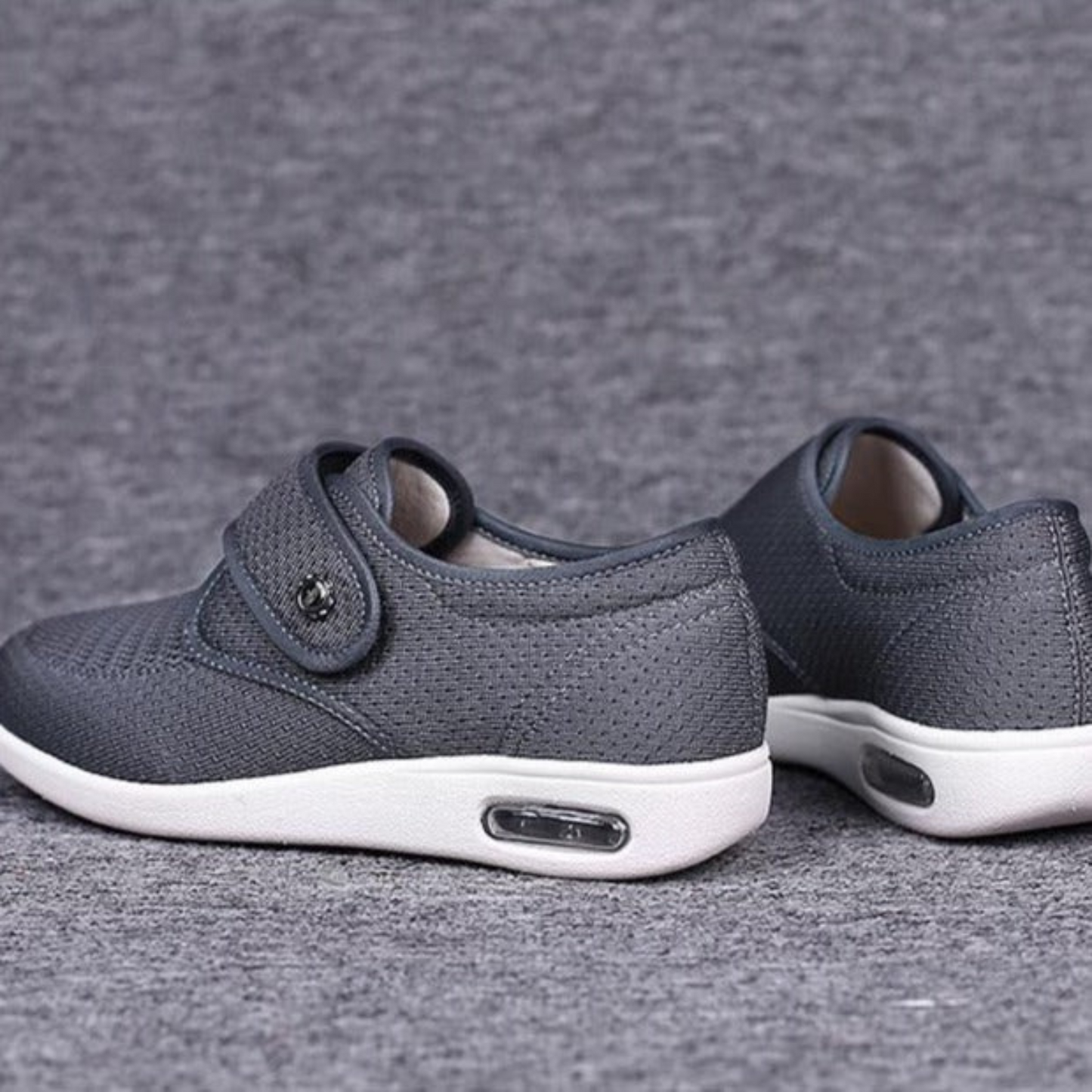 "Brede diabetische schoenen voor dames, zacht leer, ademend en comfortabel voor gezwollen voeten, stijlvolle Anika design."
