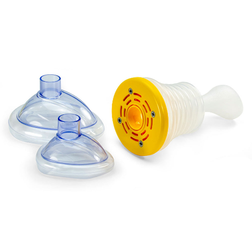 "Compact LifeSaver anti-verslikken apparaat, direct gebruiksklaar, handig voor noodsituaties en eenvoudig mee te nemen."