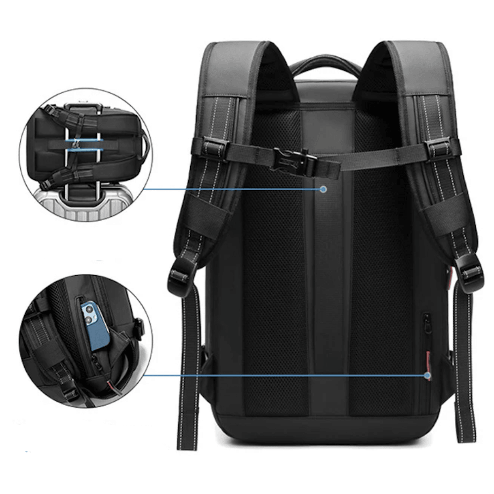 CompriBag™ | Ruimtebesparend reizen met de vacuüm rugtas - Storebay.nl