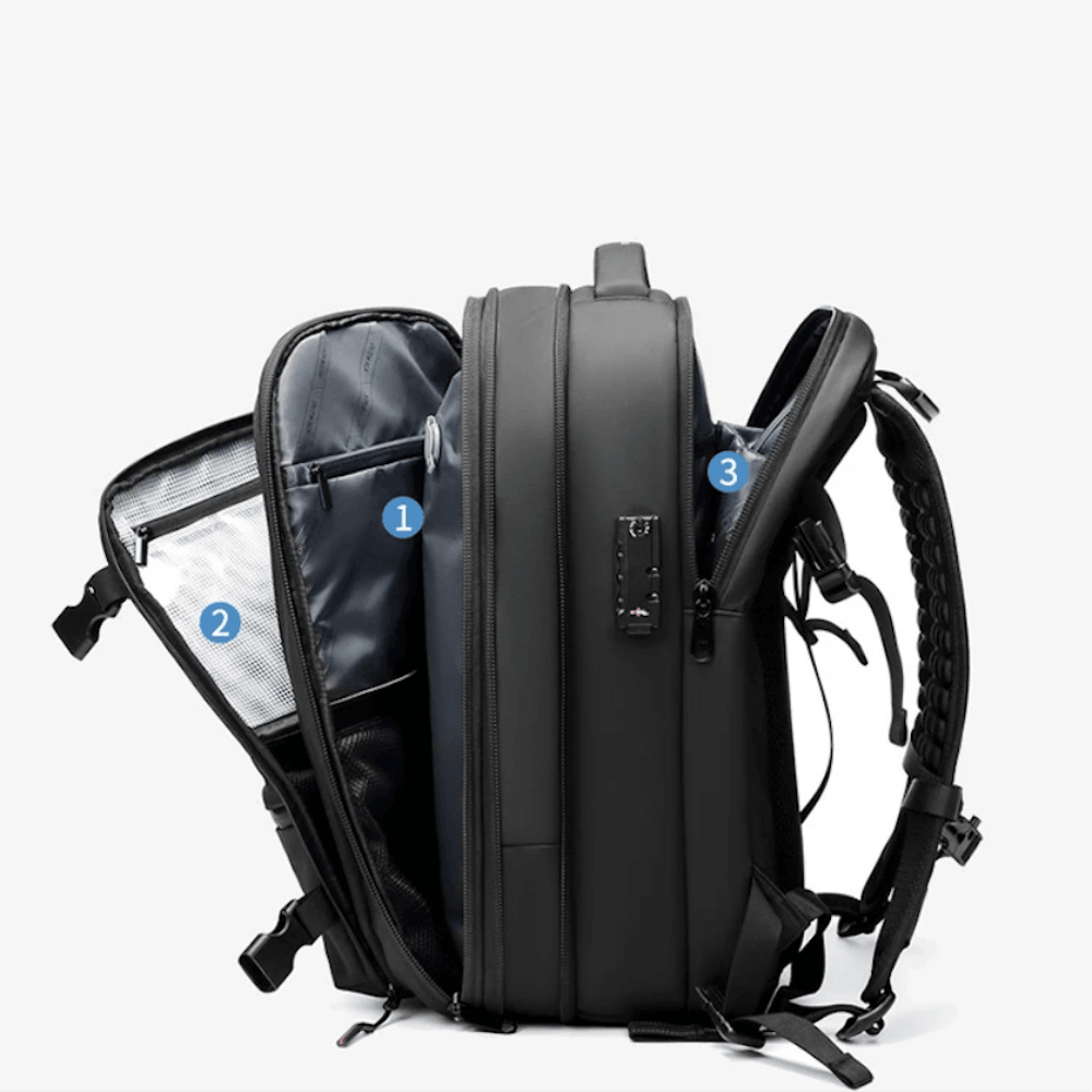CompriBag™ | Ruimtebesparend reizen met de vacuüm rugtas - Storebay.nl