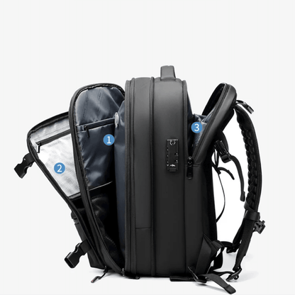 CompriBag™ | Ruimtebesparend reizen met de vacuüm rugtas - Storebay.nl