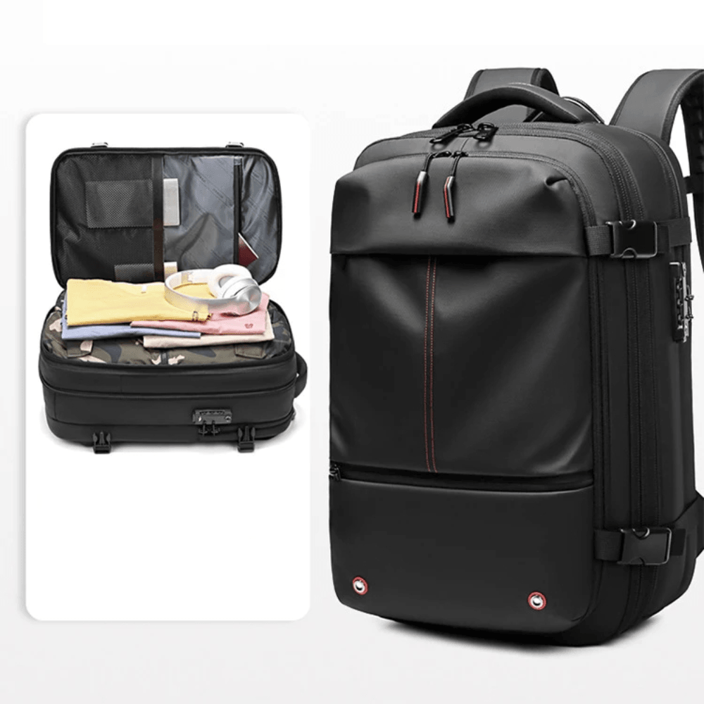 CompriBag™ | Ruimtebesparend reizen met de vacuüm rugtas - Storebay.nl