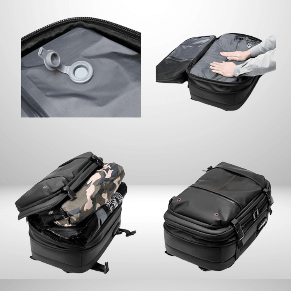CompriBag™ | Ruimtebesparend reizen met de vacuüm rugtas - Storebay.nl