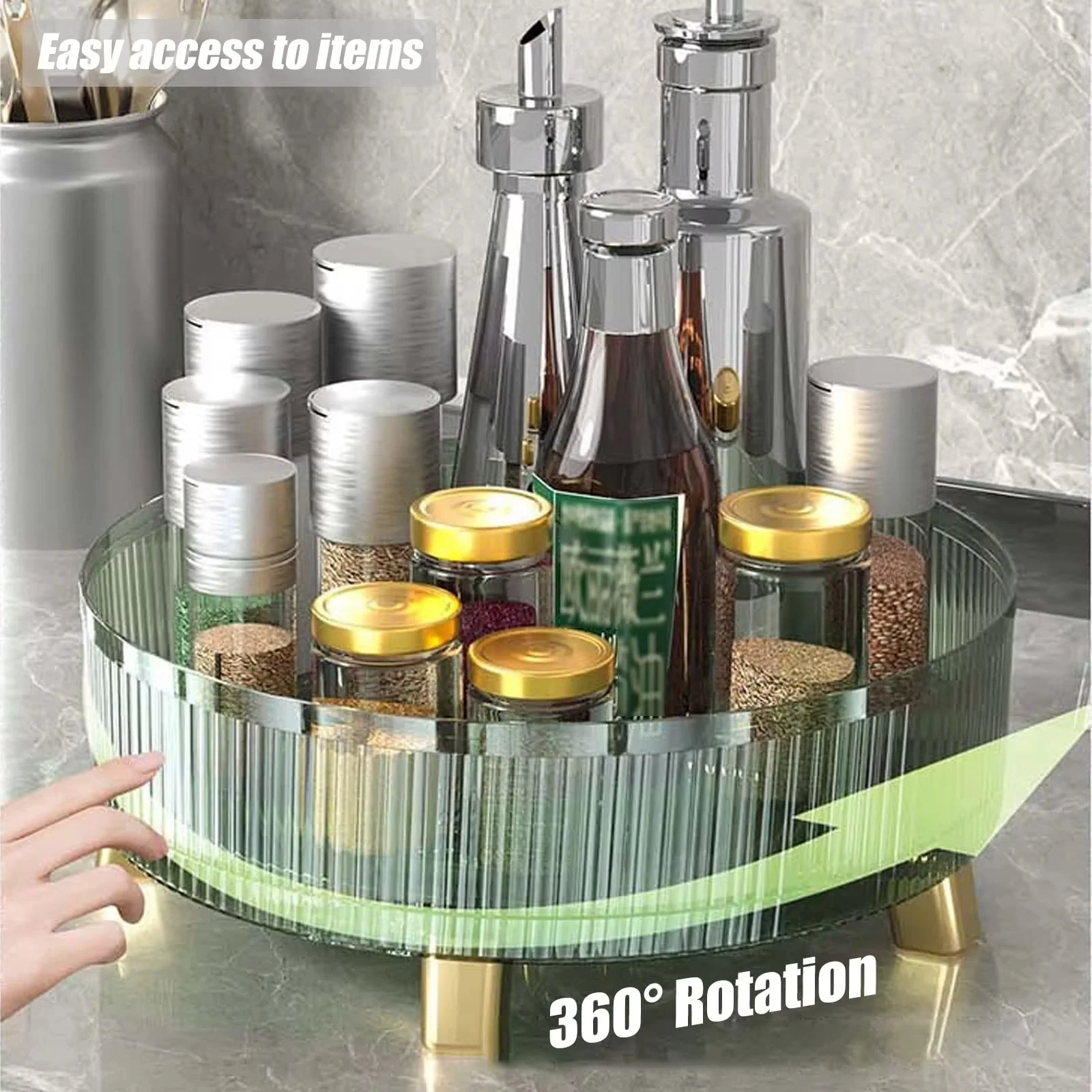 360 Degree Rotating Makeup Organizer