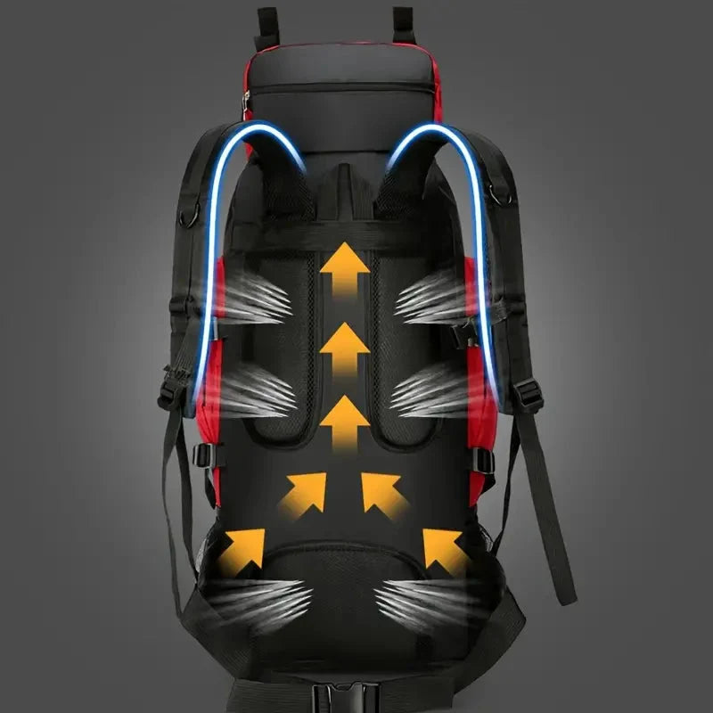 OutdoorHaven - 90L Backpack - Waterdicht - OutdoorHavenNL
