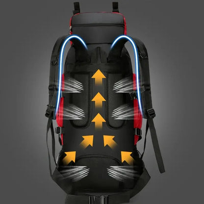 OutdoorHaven - 90L Backpack - Waterdicht - OutdoorHavenNL