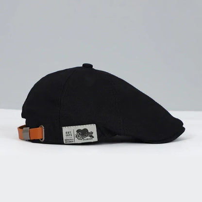 "Elegante verstelbare baret voor mannen, klassieke stijl, lichtgewicht en ademend, verkrijgbaar in zwart, rood, blauw, geel, 