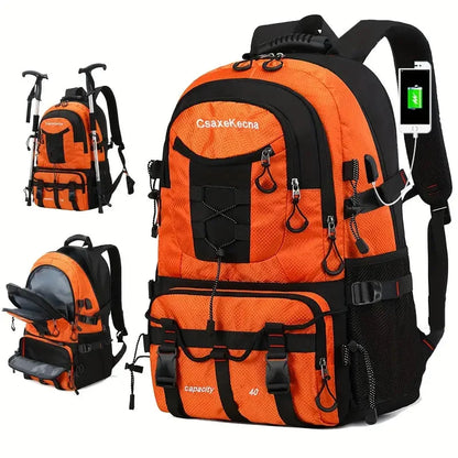 OutdoorHaven - 40L Backpack - USB Poort - OutdoorHavenNL