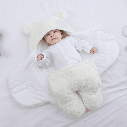 Fluffy Beren wikkeldeken | Warme en knusse baby slaapzak - Storebay.nl