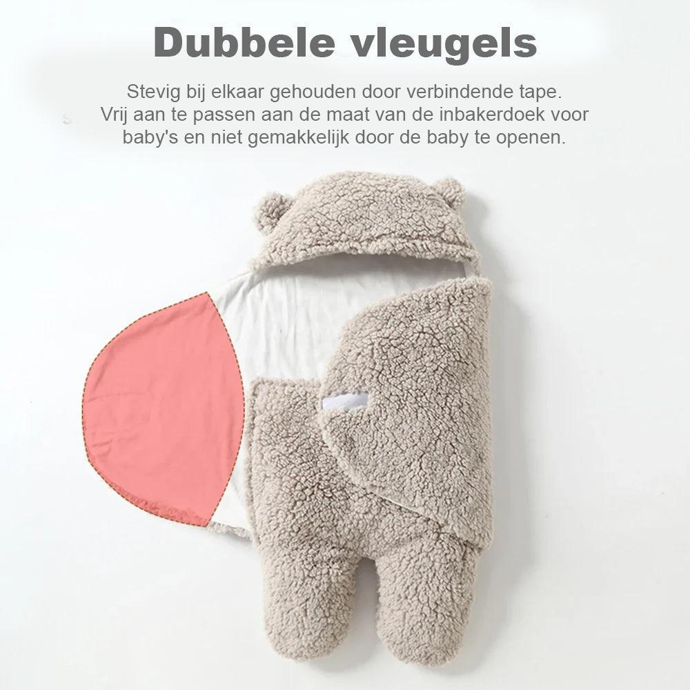 Fluffy Beren wikkeldeken | Warme en knusse baby slaapzak - Storebay.nl