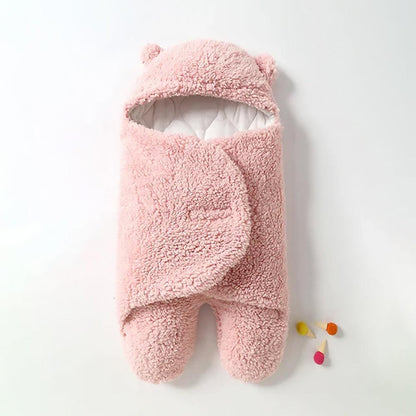 Fluffy Beren wikkeldeken | Warme en knusse baby slaapzak - Storebay.nl