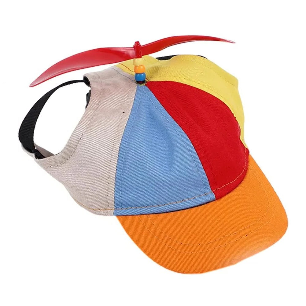 Colorful Pet Hat with Propeller Design by Pet Pal