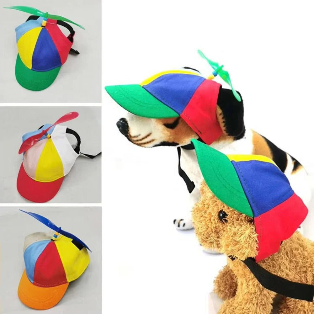 Vibrant Pet Pal Propeller Hat with propeller design