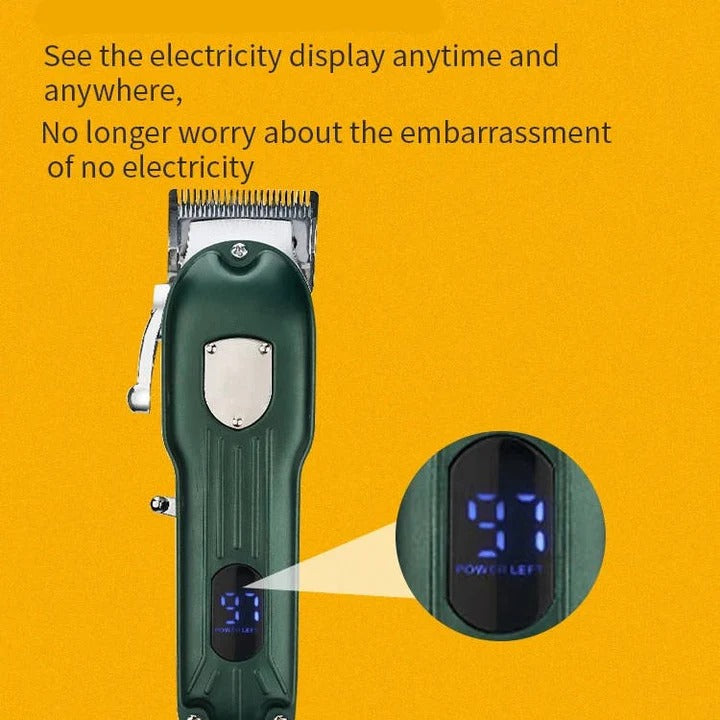 Professional dog grooming kit featuring rechargeable A model clipper, all-metal design by brand