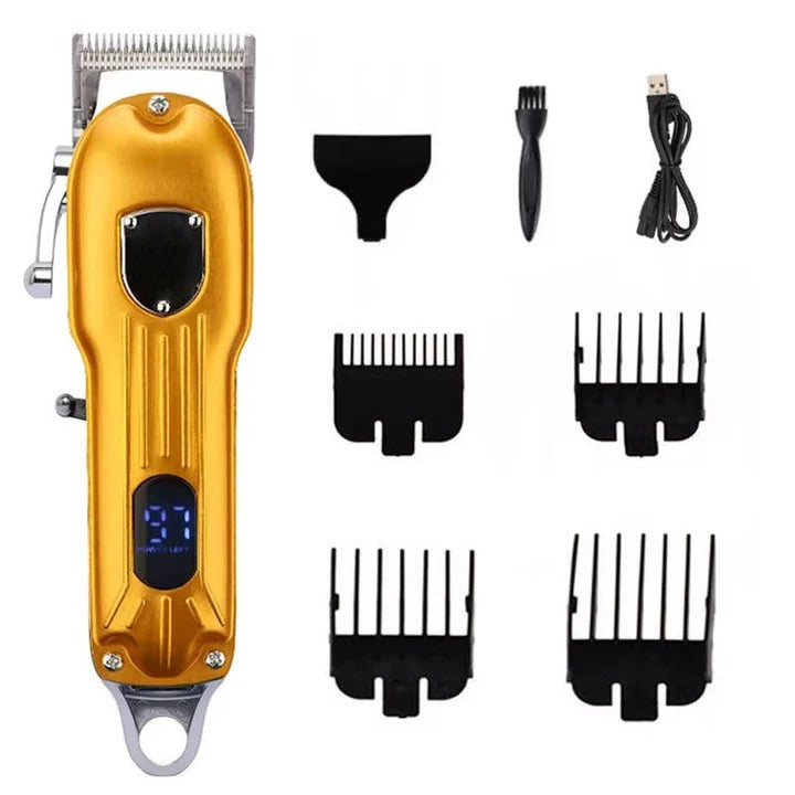 Expert dog grooming kit featuring rechargeable A model clipper by brand for professional pet grooming