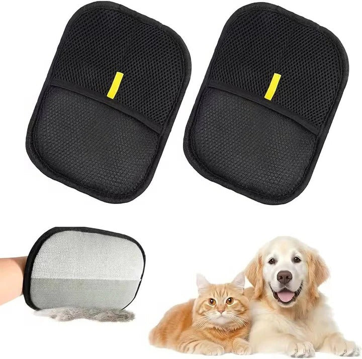 Professional pet hair removal tool set, reduces shedding and lint