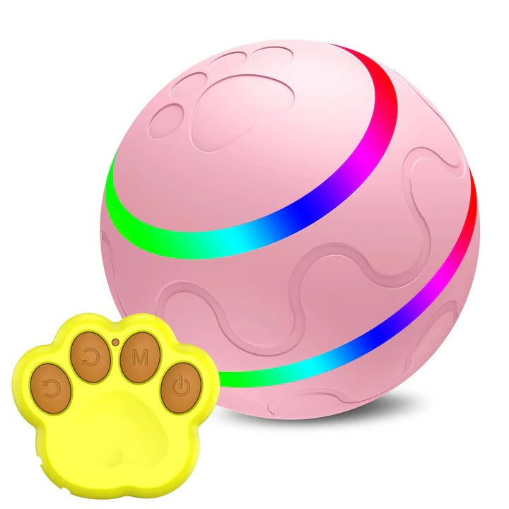 Pet Interactive Ball Toy with Motion Feature, Durable and Safe Design