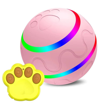 Pet Interactive Ball Toy with Motion Feature, Durable and Safe Design