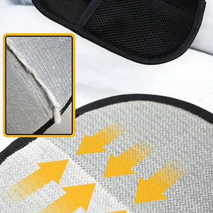 Grooming gloves for pets with double sided fur removal technology
