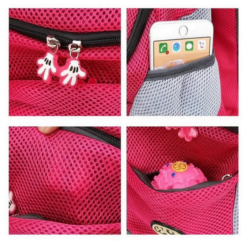 PetSafe Fur Pet Carrier with adjustable shoulder straps for pet safety and comfort