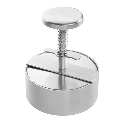 Stainless Steel Burger Press Patty Maker for Grilling and BBQ