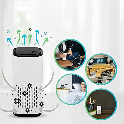 USB Compact Pet Air Cleaner Support with HEPA and Carbon Filter
