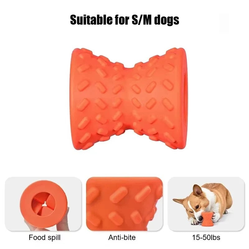 Durably designed Kong Classic Dog Chew Toy with treat dispenser for independent play