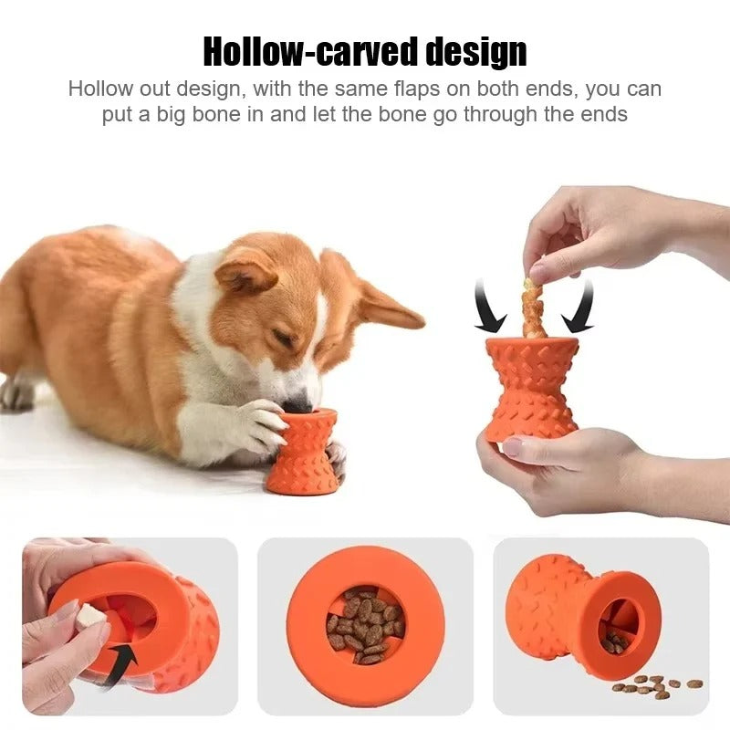Kong Classic Dog Chew Toy with treat dispenser for challenging, independent play