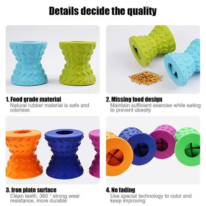 Durable Kong Dog Chew Toy with built-in treat dispenser for long-lasting, independent play